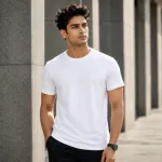 সাদা জার্সি টি-শার্ট – হালকা ও ব্রিদেবল