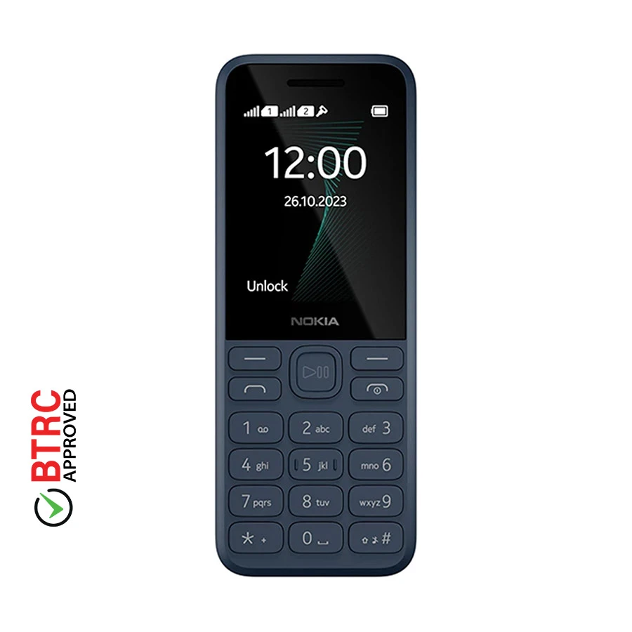 Nokia 130 (2023) Dark Blue Feature Phone (Dual Sim)