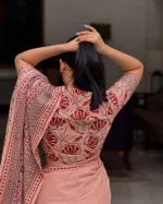 ট্যাসেল আঁচলের ডিজিটাল প্রিন্ট পারশা শাড়ি, 6 রং