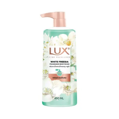 LUX ফাইন ফ্র্যাগরেন্স হোয়াইট ফ্রিসিয়া বডি ওয়াশ 450ml