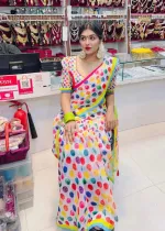 Digital Print Chanderi Silk Saree Without Blouse Piece, 4 Colours