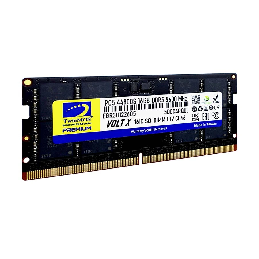 TwinMOS 16GB DDR5L 5600MHz SO-DIMM Laptop RAM