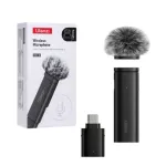 Ulanzi WM-10 ওয়্যারলেস ক্লিপ-অন মাইক্রোফোন, স্মার্টফোন ও ট্যাবলেটের জন্য