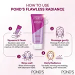 Pond's Flawless Radiance ইভেন টোন গ্লো ফেসিয়াল ফোম 100g