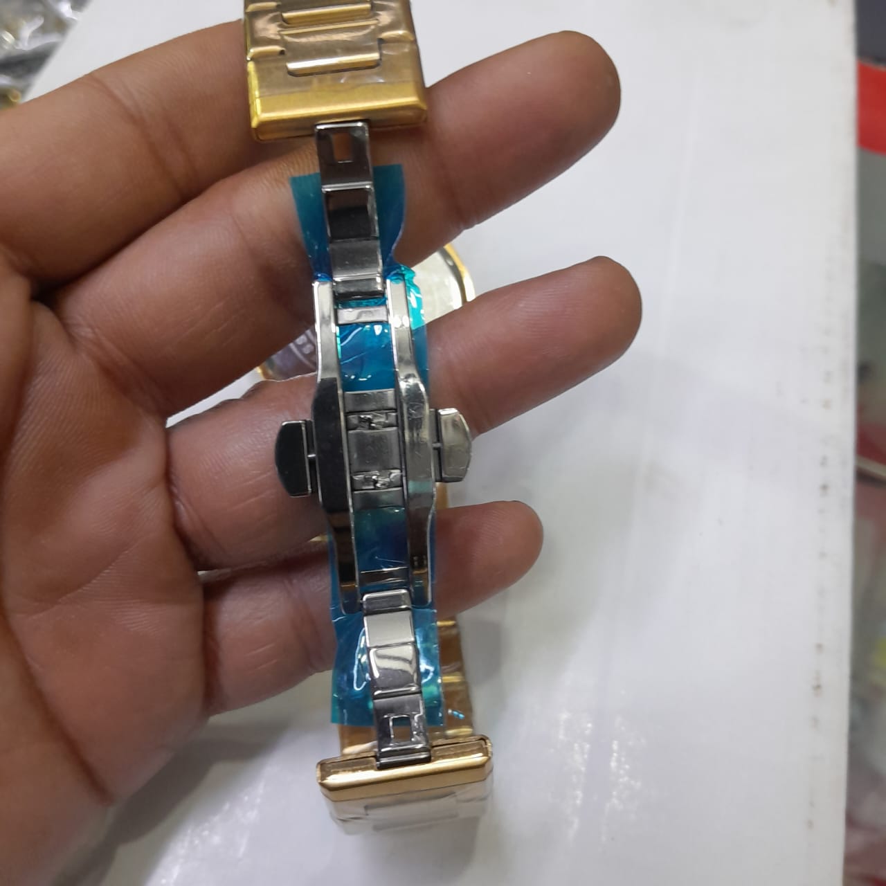 BINBOND 818 স্টেইনলেস স্টিল কোয়ার্টজ ওয়াচ