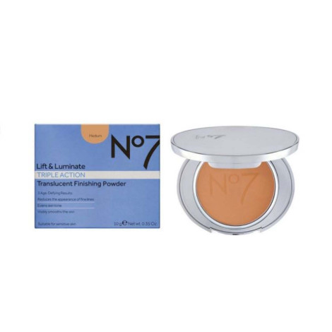 No7 Lift Luminate Triple Action Finishing Powder - Medium (Italy)