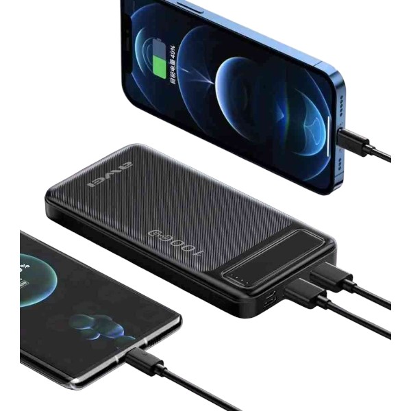 Awei P5K 10000mAh পাওয়ার ব্যাংক, ডুয়াল USB পোর্ট