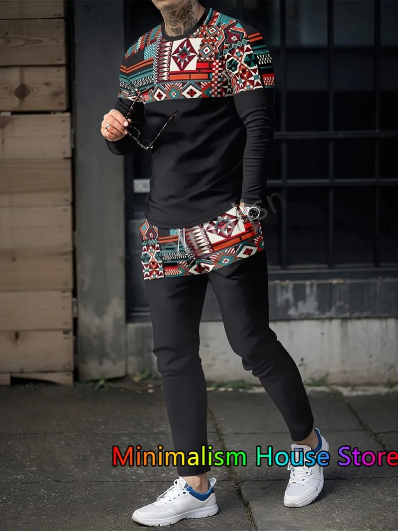 Full Sleeve Mesh Jersey T-Shirt with Polyester Suit Trouser for Men