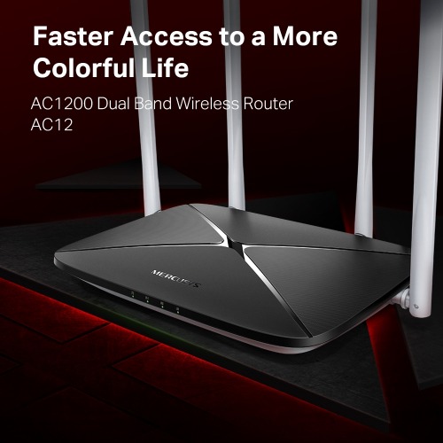 Mercusys AC12 1200Mbps Dual Band Wireless Router