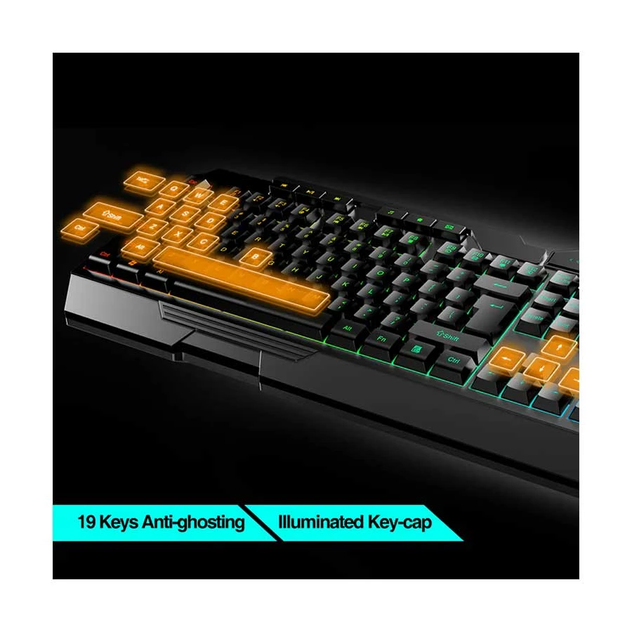 Micropack GC-30 CUPID Black Wired Gaming Keyboard & Mouse Combo