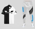 Men's Mesh T-Shirt and Full Pant Combo, 4 Colours, Waist 30 to 34
