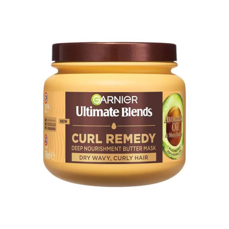 Garnier Ultimate Blends কার্ল রেমেডি ডিপ নারিশমেন্ট বাটার মাস্ক 340ml