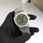 Hublot মেকানিক্যাল স্টেইনলেস স্টিল ঘড়ি (ওয়াটার রেজিস্ট্যান্ট)
