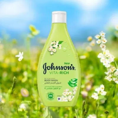 Johnson's Vita Rich অ্যালোভেরা ও ভিটামিন E রিভাইটালাইজিং বডি ওয়াশ 400ml