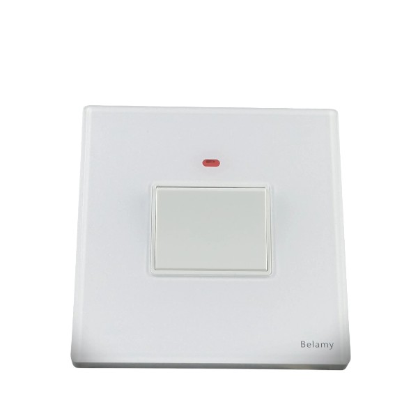Belamy White Blank Plate | BE-160-SW