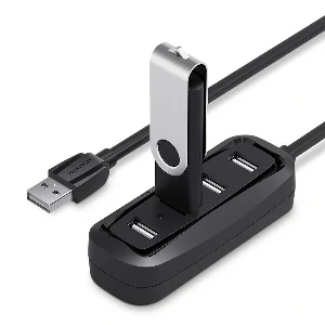 Vention 4 পোর্ট USB2.0 HUB 1M ব্ল্যাক (VAS-J43-B100)