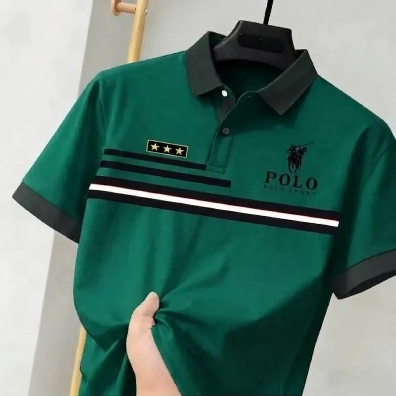 ছেলেদের নিট-ডাইড PK কটন পোলো শার্ট, 210 GSM, 6 রঙে