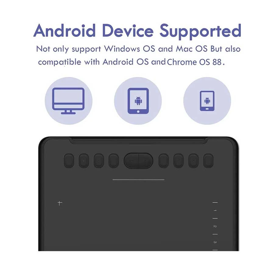 Huion Inspiroy H1161 Android Drawing Graphic Tablet
