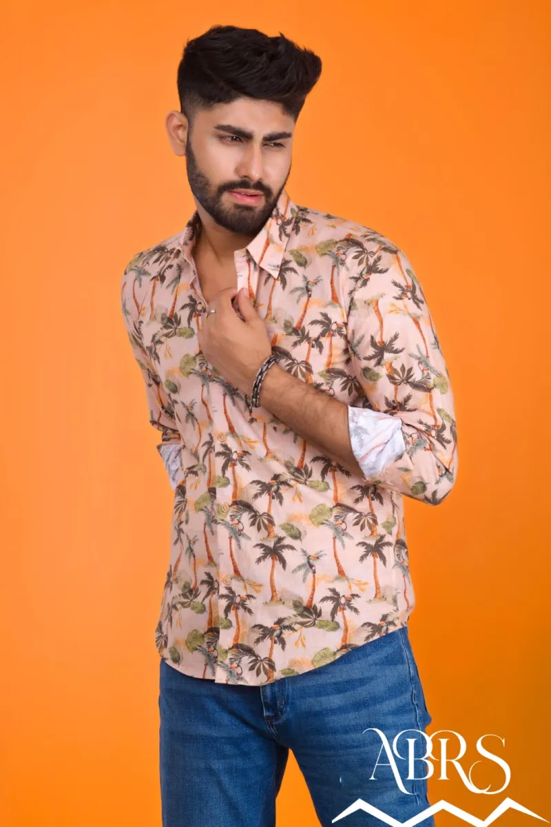 Men's Slim Fit Cotton Formal Shirt, 6 Colour Choices