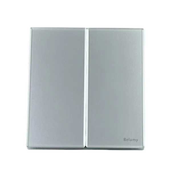 Belamy স্কাই গ্রে 2 গ্যাং 1 ওয়ে সুইচ BE-107-SW