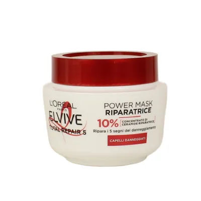 L'Oreal Paris Elvive Total Repair 5 রিপেয়ারিং পাওয়ার মাস্ক 300ml
