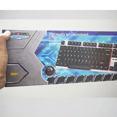 বাংলা লেআউটসহ RGB গেমিং কিবোর্ড D701-D702, ব্যাকলিট