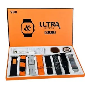 Y80 Ultra স্মার্টওয়াচ, 8টি স্ট্র্যাপসহ