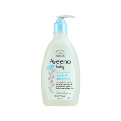 Aveeno Baby Daily Moisture ওয়াশ ও শ্যাম্পু 354ml