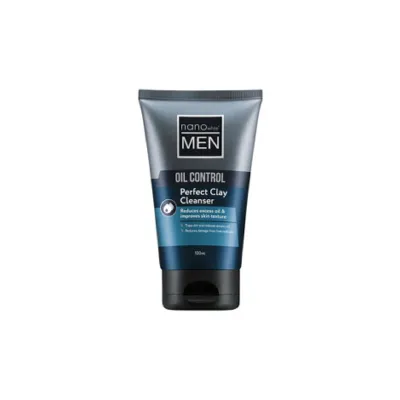 Nano White Men অয়েল কন্ট্রোল পারফেক্ট ক্লে ক্লিনজার 100ml