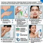 CeraVe হাইড্রেটিং ক্রিম-টু-ফোম ক্লিনজার 236ml