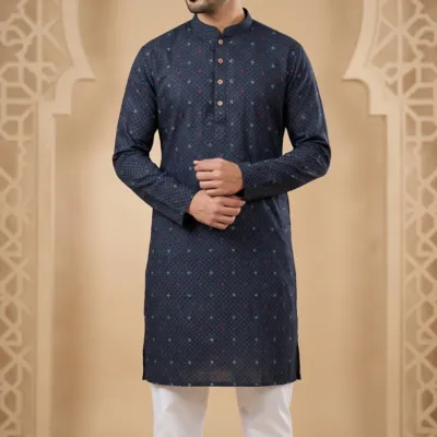 ছেলেদের কটন লাক্সারি পাঞ্জাবি