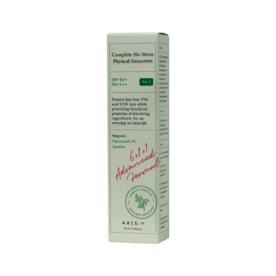 Axis-Y Complete No-Stress ফিজিক্যাল সানস্ক্রিন SPF50 50ml