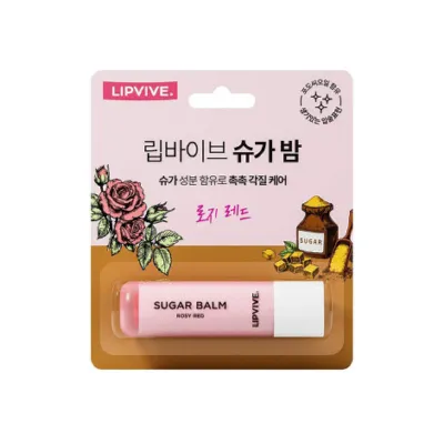 Lipvive Sugar Balm টিন্টেড লিপ বাম Rosy Red 4.8g
