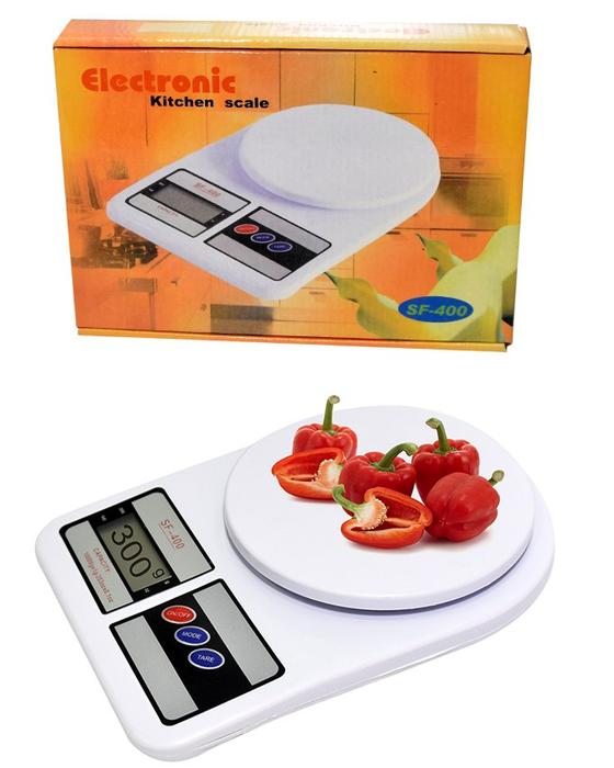 ডিজিটাল কিচেন স্কেল 500g থেকে 10Kg, LCD ডিসপ্লে ও টেয়ার ফাংশন