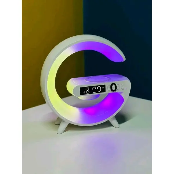 G63 অ্যাটমোস্ফিয়ার RGB লাইট ব্লুটুথ স্পিকার, ওয়্যারলেস চার্জিংসহ