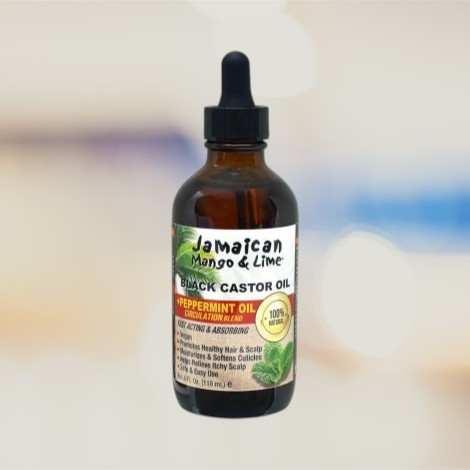 Jamaican Mango & Lime Peppermint Oil ব্ল্যাক ক্যাস্টর অয়েল 118ml