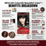 Revlon Colorsilk হেয়ার কালার, শেড 10 Black