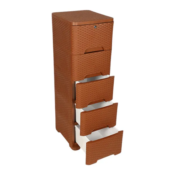 Caino ক্লোজেট 5 ড্রয়ার Eagle Brown