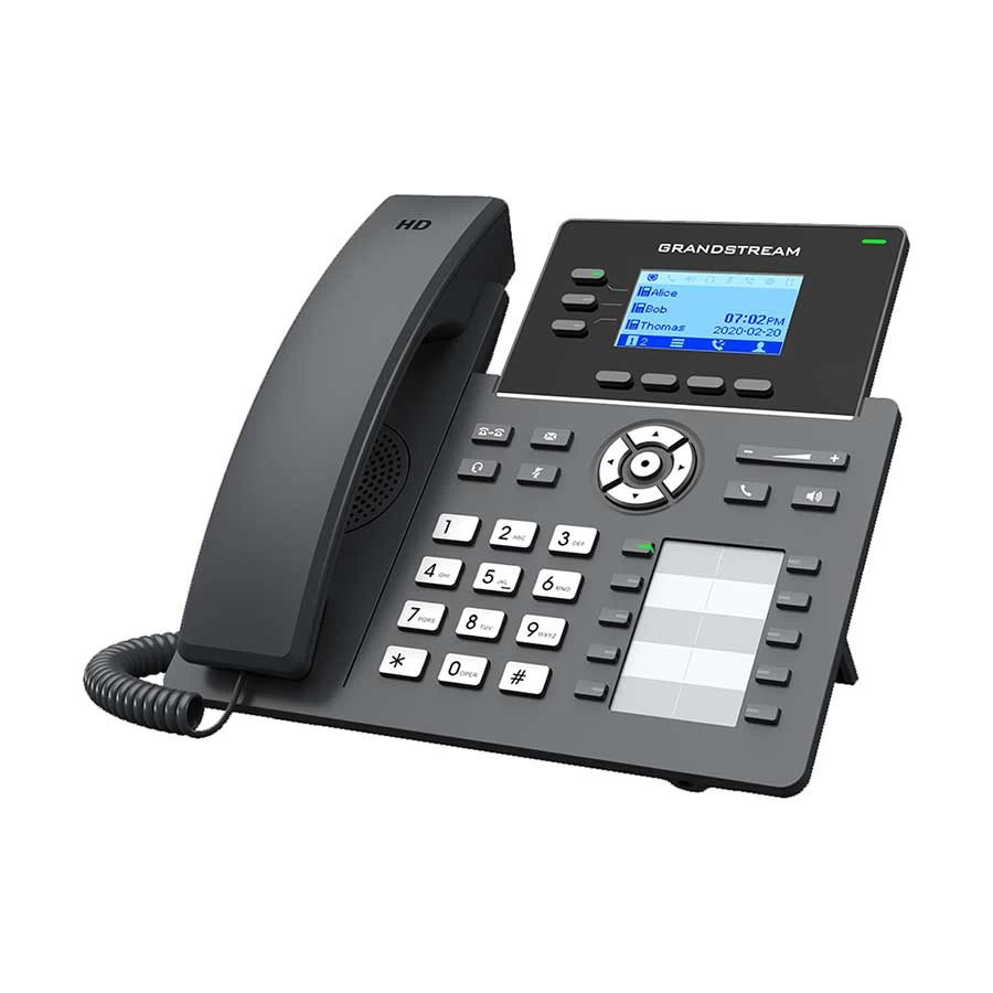 Grandstream GRP2604P 3-Line 6-SIP PoE IP Phone without Adapter