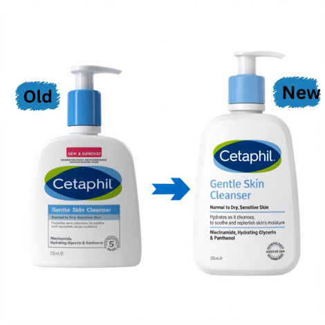 Cetaphil Gentle Skin Cleanser, স্বাভাবিক থেকে শুষ্ক ও সংবেদনশীল ত্বকের জন্য 236ml