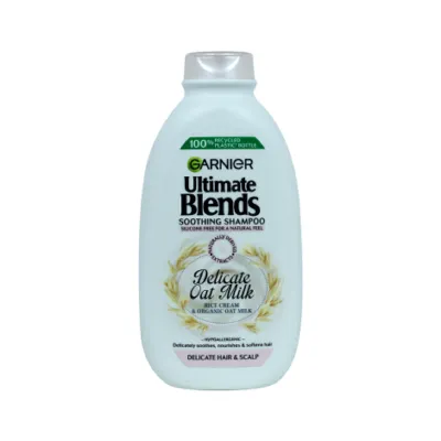 Garnier Ultimate Blends ডেলিকেট ওট মিল্ক স্মুথিং শ্যাম্পু 400ml
