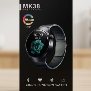 MK38 রাউন্ড AMOLED HD ডিসপ্লে মাল্টি ফাংশন স্মার্ট ওয়াচ