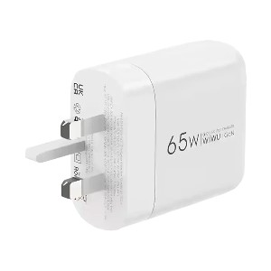 Wiwu Ark USB & ডুয়াল USB-C 65W GaN চার্জার (3 পিন, UK)