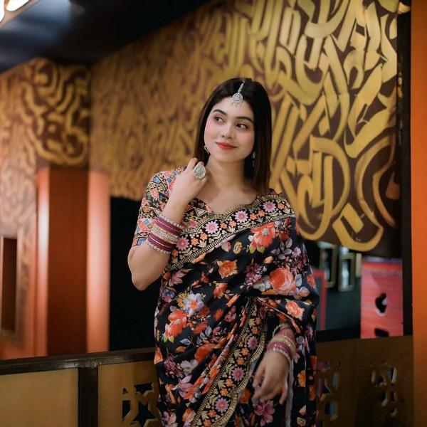 প্রিমিয়াম ঈদ শাড়ি উইথ ব্লাউজ পিস