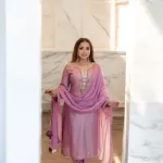 Royal এমব্রয়ডারি সিল্ক থ্রি পিস সেট