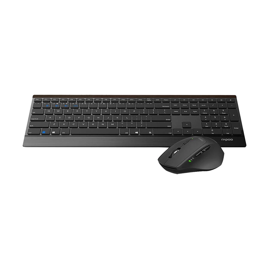 Rapoo 9500M Black Bluetooth (Dual Mode) Keyboard & Mouse Combo