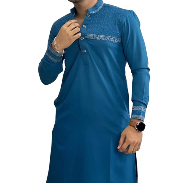 কাপ হাতা এমব্রয়ডারি পাঞ্জাবি