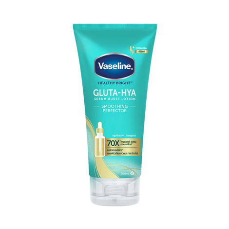 Vaseline Healthy Bright Smoothing Perfector Gluta-Hya Serum Burst Lotion 300ml (Thailand)