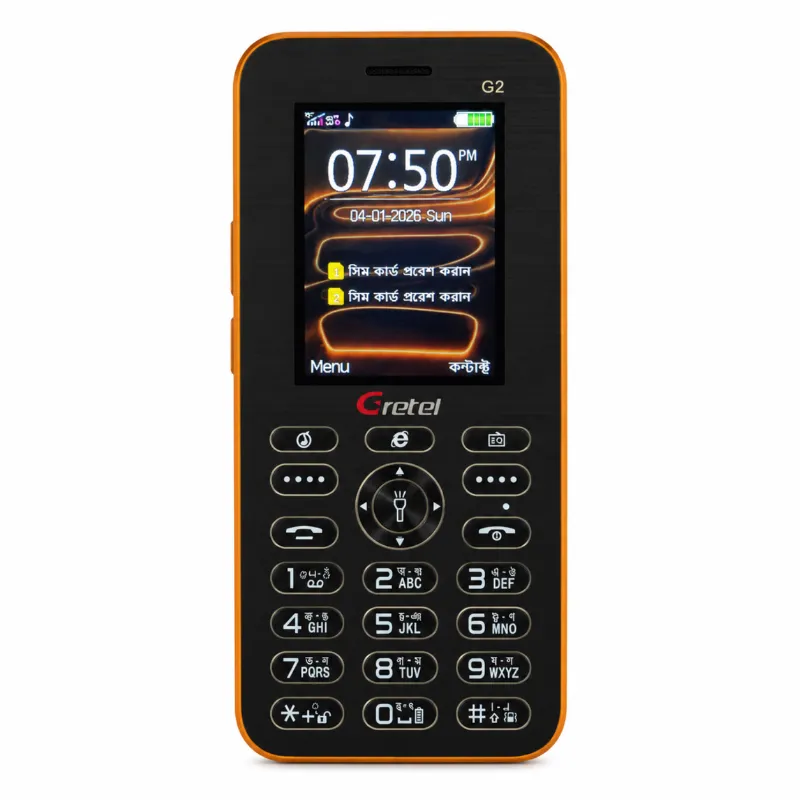 Gretel G2 Pro Max ফিচার ফোন – iPhone 17 Pro Max Inspired ডিজাইন