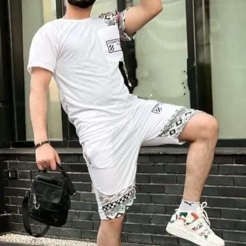 Men's P.P Fabric T-Shirt and Pants Combo, 3 Colours
